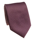 Burgundy Foliate Silk Tie