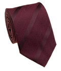 Wine Silk Jacquard Tie — Style 9013C
