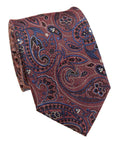 Wine Silk Jacquard Tie — Style 9080C