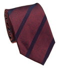 Wine Silk Jacquard Tie — Style 9086A