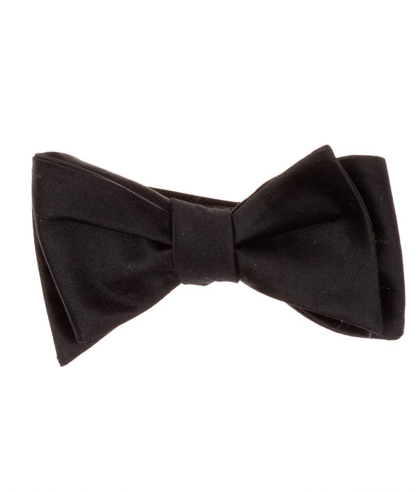 Black Self-Tie Bow Tie