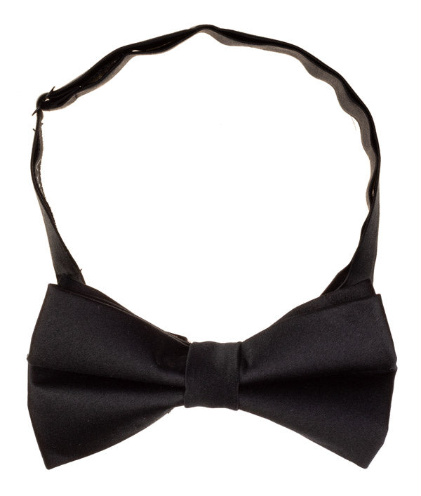 Black Pre-Tied Bow Tie