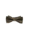 Black & Gold Paisley Pre-Tied Bow Tie