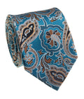 Forest Green Geometric Foulard Silk Tie
