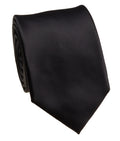 Black Satin Tie