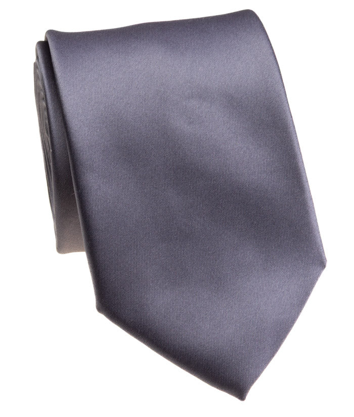Charcoal Satin Tie