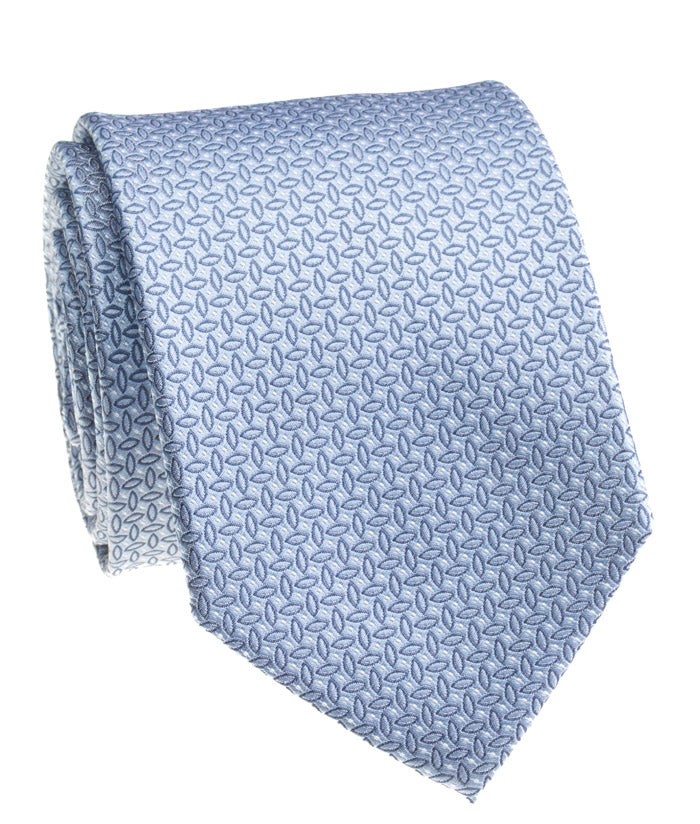 Lt. Blue Geometric Neat Tie