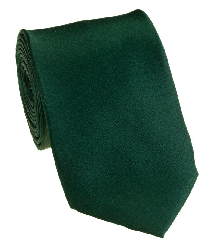 Forrest Green Satin Tie