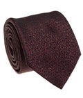 Wine Lurex Silk Necktie