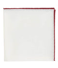 Wine Cotton Pocket Square