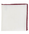Wine Linen Pocket Square