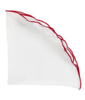 Wine Silk Twill Pocket Round