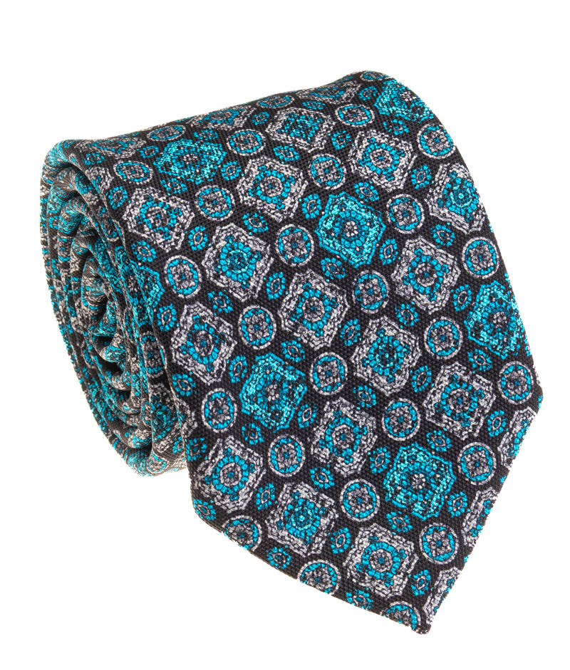 Blue Silk Tie — Style HC26-3215A