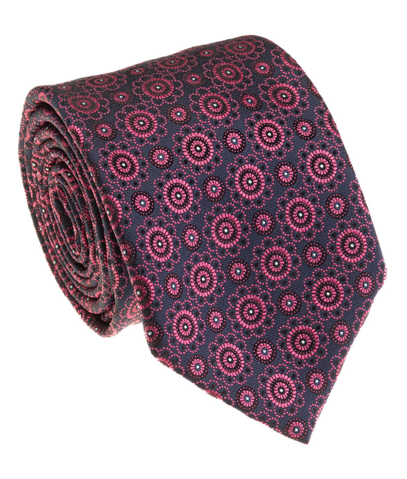 Pink Solid Silk Necktie