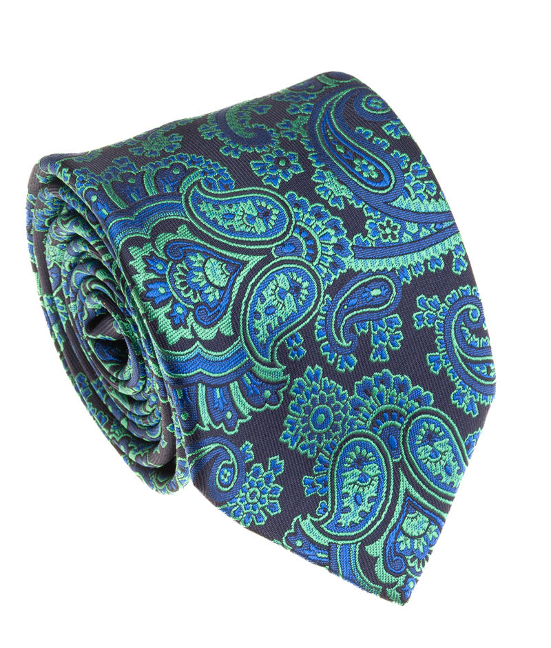 Green Silk Tie