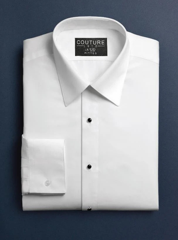 The Service Shirt – White (Microfiber) Classic Fit