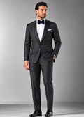 Black Notch Lapel Tuxedo — Modern Fit
