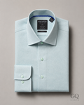 Green Contemporary Fit Shirt — Regular Cuff (Proper Collection)