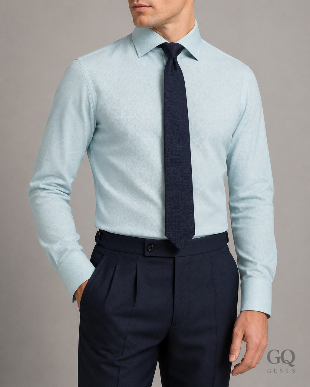 Green Contemporary Fit Shirt — Regular Cuff (Proper Collection)