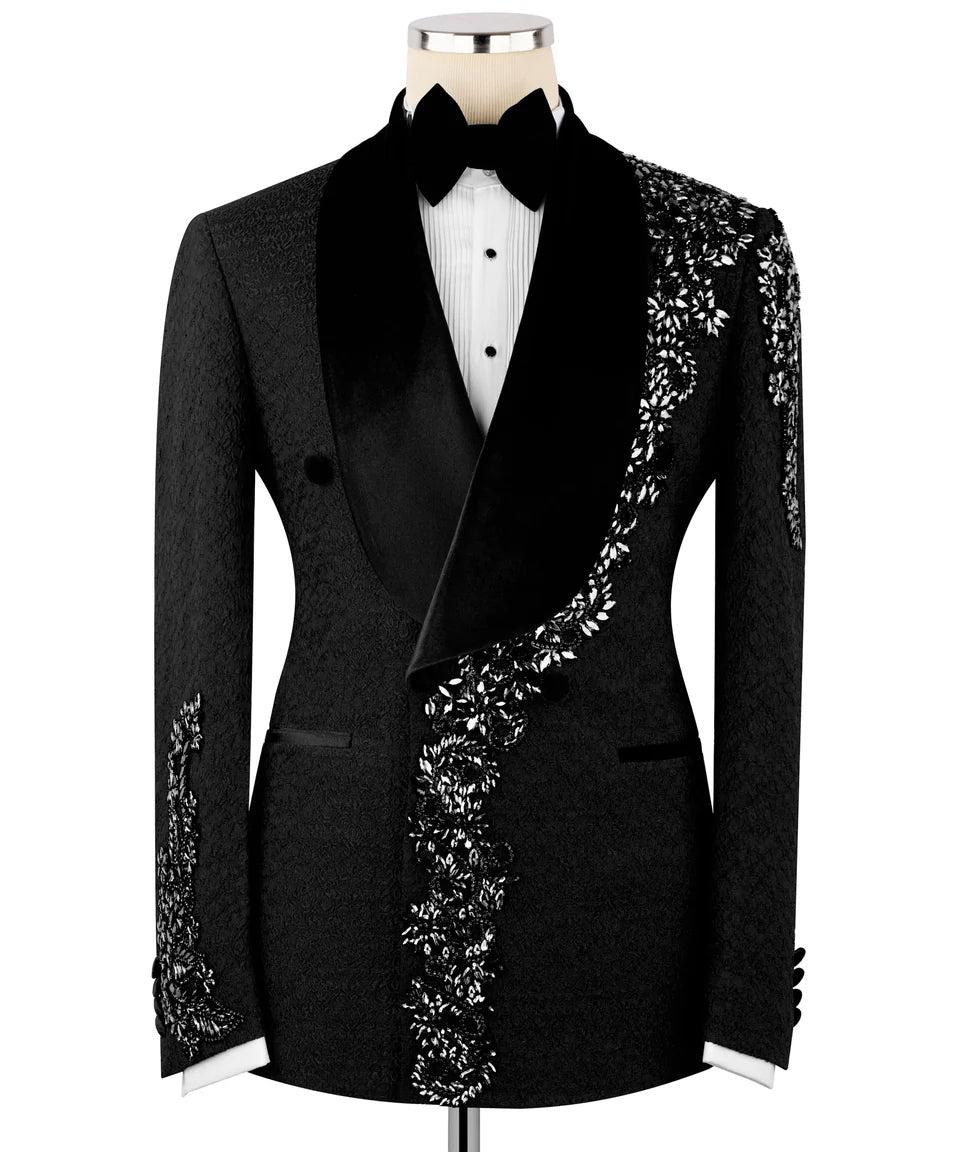Embroidered Evening Suit