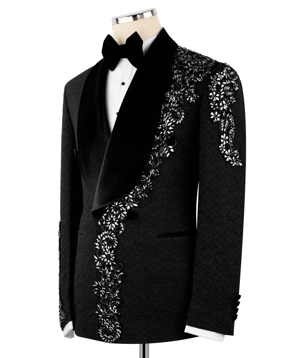 Embroidered Evening Suit