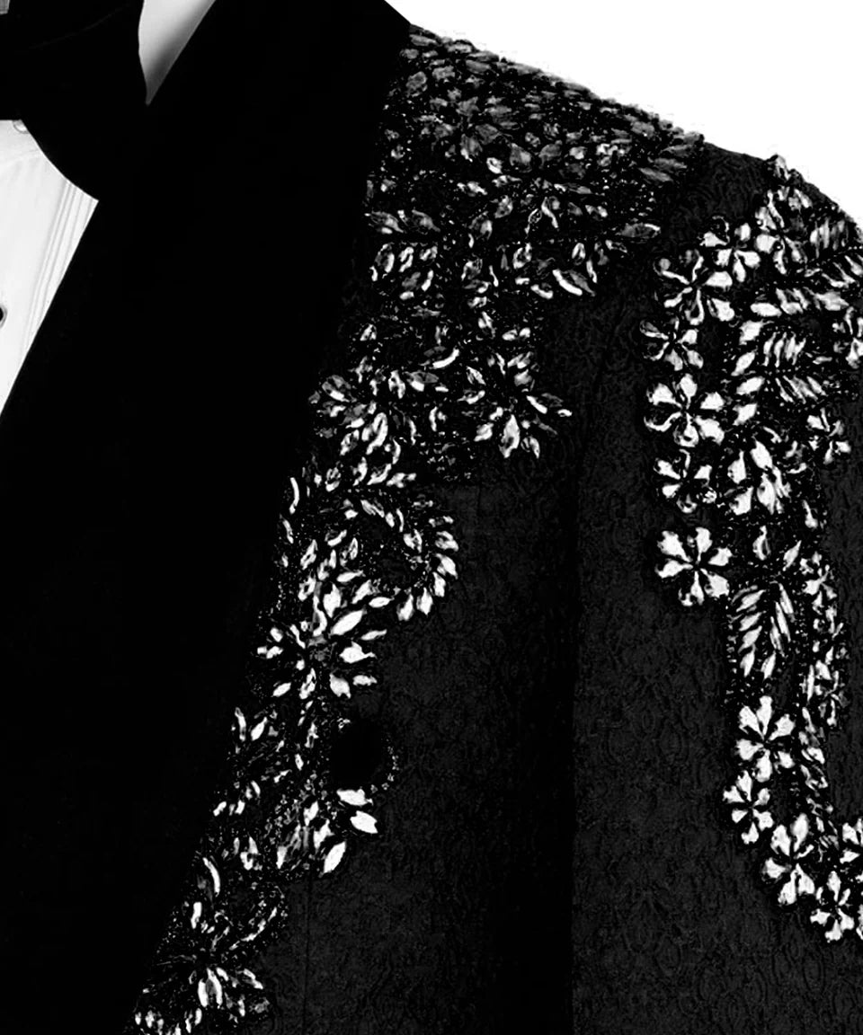 Embroidered Evening Suit
