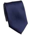 Navy Satin Tie
