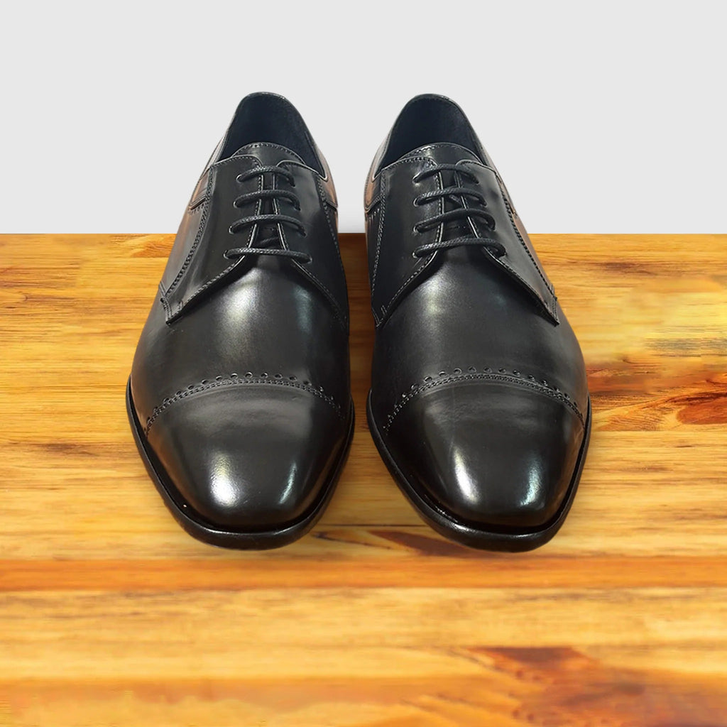 Gaggio Parma Calf Cap-Toe Oxford - Black