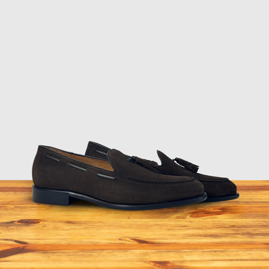 Calzoleria Toscana Bormio Tassel Loafer — Dusty Brown