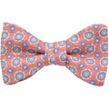 Rouge & Blue Floral Medallion Self-Tie Bow Tie