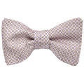 Soft Pink & Blue Ink Micro Neat Self-Tie Bow Tie