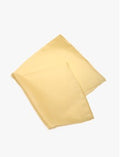 Bone Solid Silk Pocket Square