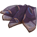 Grape Leaf Vine Silk-Wool Pocket Square