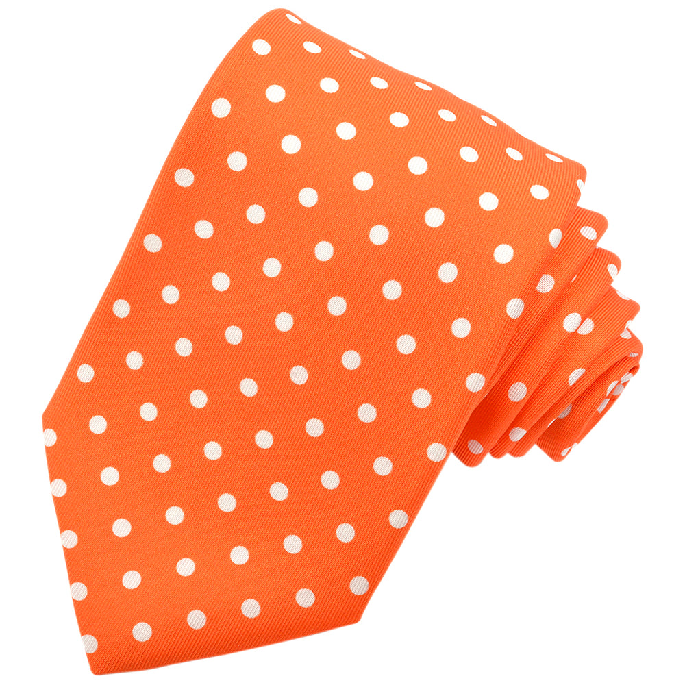 Polka Dot Twill Silk Tie