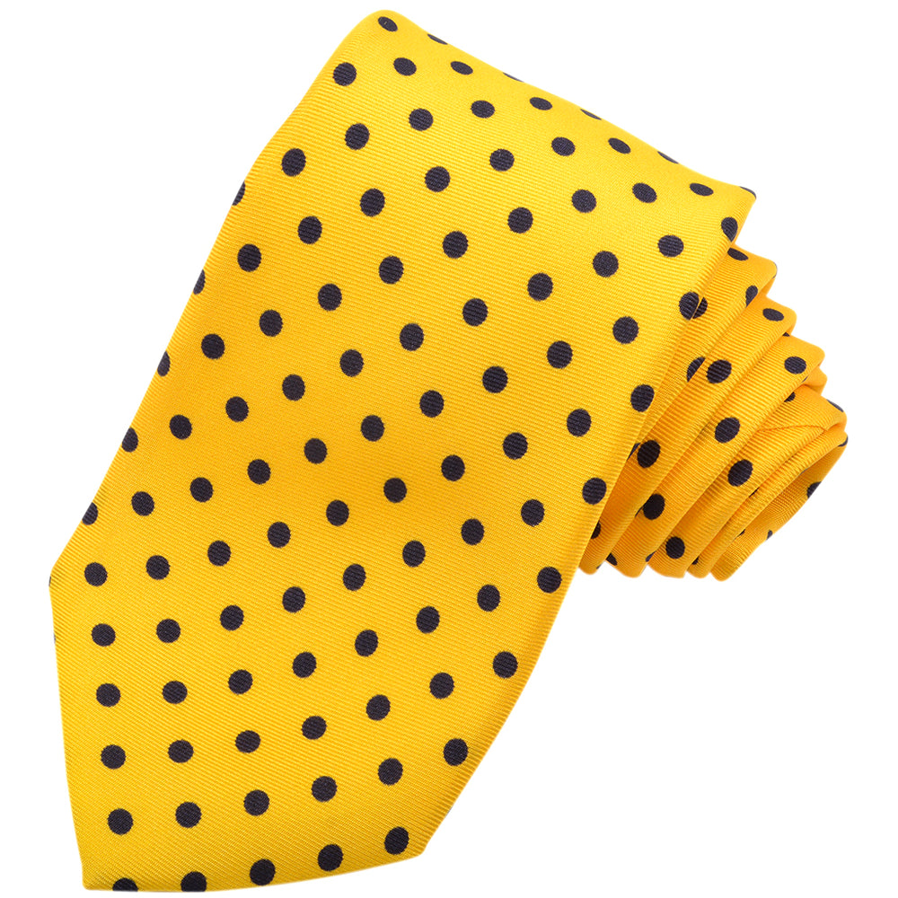 Polka Dot Twill Silk Tie