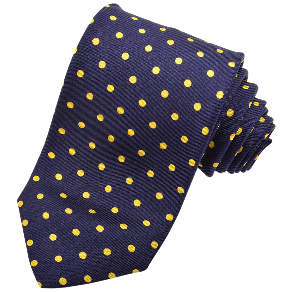 Polka Dot Twill Silk Tie