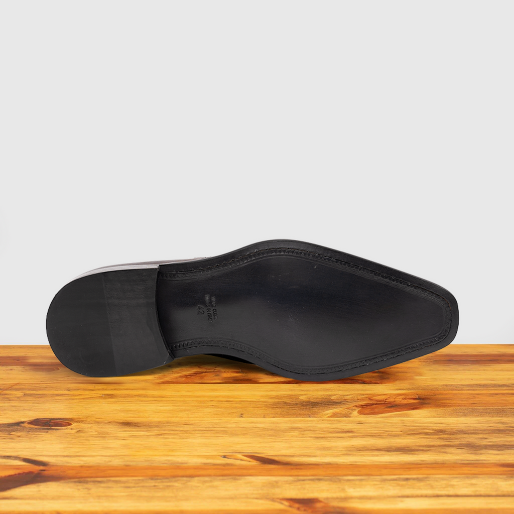 Calzoleria Toscana Burgundy Pione Single Monk Strap
