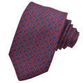 Rope Links Woven Italian Silk Tie — Marine